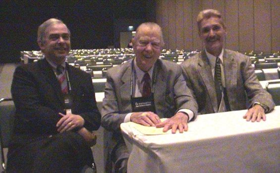 Professor Andrew Boulton, Paul Brand and yours truly, Robert Frykberg at the APMA National Meeting in Seattle in 2002