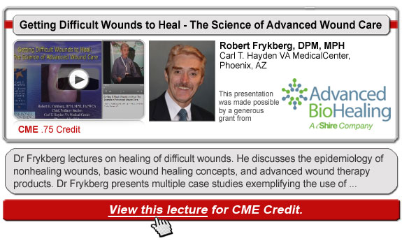 Getting Difficult Wounds to Heal - The Science of Advanced Wound Care 